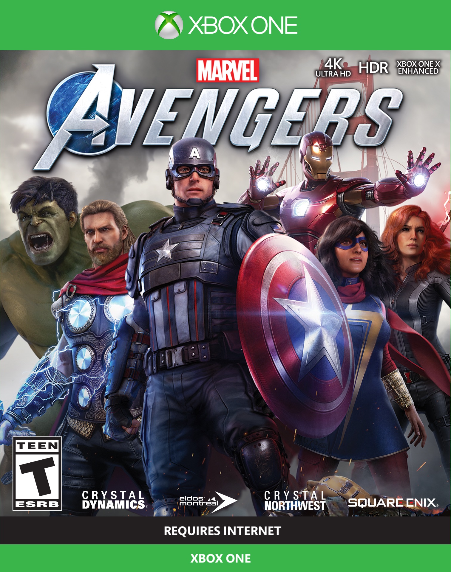 Marvels Avengers Cover Art XB1