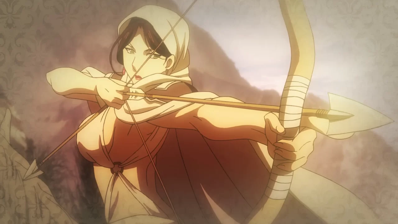 Farangis is deadly with a bow and arrow in Arslan: The Warriors of Legend.