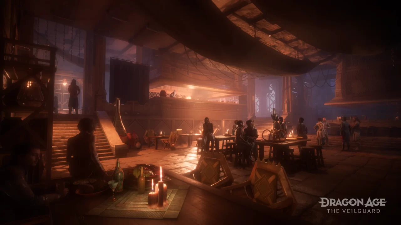 A screenshot in a bar of Dragon Age The Veilguard