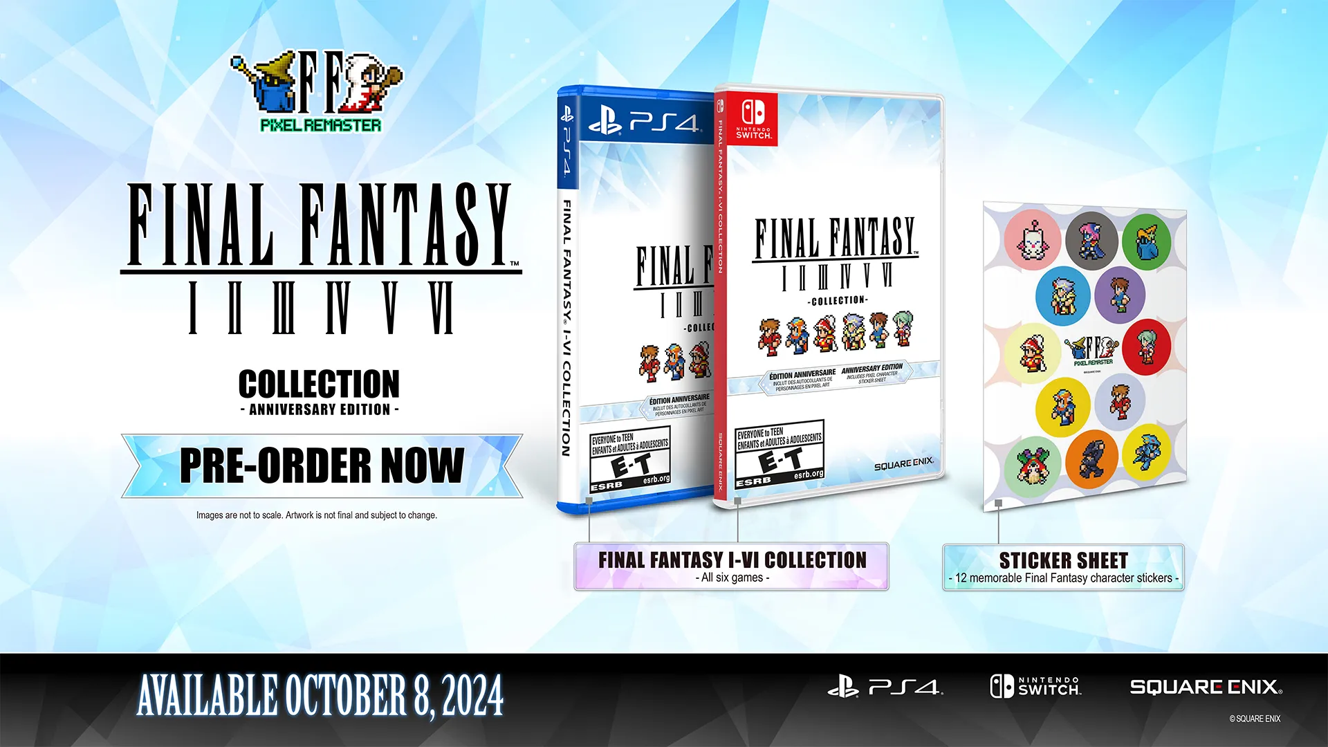 Final Fantasy I-VI Collection Anniversary Edition Box Art