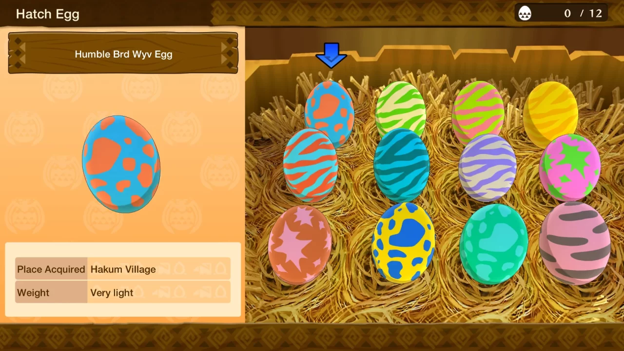 An egg hatchery in Monster Hunter Stories.